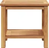 Table basse marron 50 X 35 X 45 Cm Teck massif Lumarko ! Voir les images du produit 5