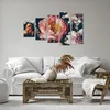 Bild auf Leinwand - Leinwandbild - 5 Teile - Blumen Produktbild-Vorschau 6