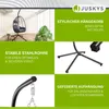 Juskys Hängesessel Aria mit Kissen - höhenverstellbar & Produktbild-Vorschau 6