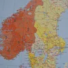 Nástenná mapa Európy s PSČ na zásuvnom podklade 1:3 700 000 Náhľad obrázku produktu 7
