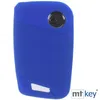 Auto Schlüssel Hülle Silikon Schutz Cover Blau kompatibel Produktbild-Vorschau 3