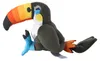 Pokemon Tukanon Kuscheltier - 24 cm Plüschtier Toucannon Produktbild-Vorschau 3