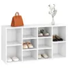 vidaXL Panca per scarpe bianca 103x30x55 cm Materiale a Anteprima dell’immagine prodotto 3