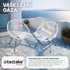 TecTake 404406, Ocel, Plast, Bílá Náhled obrázku produktu 5