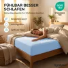 Komfortec Jersey Spannbettlaken 90x200 cm, 100% Baumwolle, Produktbild-Vorschau 4