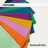 Popeline Baumwollstoff 7er Set Bunt3 Paket Uni 100% Produktbild-Vorschau 4