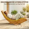Outsunny Sonnenliege aus Akazienholz Klappbar Ergonomisch Produktbild-Vorschau 4