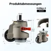 Zestaw kółek do ciężkich obciążeń Wiltec, 1000 kg, 4 Podgląd zdjęcia produktu 3