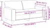 2-Sitzer-Sofa Grau 120 cm Kunstleder Produktbild-Vorschau 9