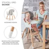 Kinderkraft SIENNA krzesełko do karmienia 2 w 1 Regulowane Podgląd zdjęcia produktu 6