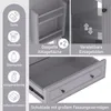 Collage of product features and details of a bathroom cabinet. Podgląd zdjęcia produktu