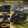 Toptrek Motorrad Abdeckplane XXL Wasserdicht 245x105x125cm Produktbild-Vorschau 4