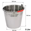 MIKONI Edelstahleimer | 8 LITER | Milcheimer Produktbild-Vorschau 2