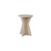 Decortie Lisa Runder Beistelltisch, Travertin 51x36x40 cm Produktbild-Vorschau 4