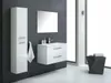 Stamar | Badezimmermöbel, mit Waschbecken, 80x40 cm, Weiß Produktbild-Vorschau 2