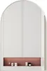 okwish Armoire miroir arrondie, meuble mural pour salle de Voir les images du produit 10