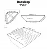 Diagrams and dimensions of a bass trap. Podgląd zdjęcia produktu