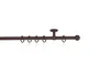 Gardinenstange auf Maß 20mm Ball 1-lauf Deckenträger 4cm Produktbild-Vorschau 2