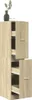 A tall, narrow storage cabinet with two sections. Náhľad obrázku produktu
