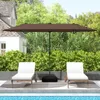 COSTWAY podwójny parasol 400x 200cm, parasol ogrodowy z Podgląd zdjęcia produktu 2