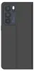 A black flip cover case for a smartphone, shown closed. Podgląd zdjęcia produktu