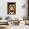 Gerahmtes Poster - Schwarzer Rahmen - tiger tier - 70x100 Produktbild-Vorschau 7