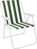 Campingstuhl Outdoor Klappstuhl Regiestuhl Grün/Weiß Produktbild-Vorschau 1