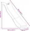 vidaXL Toboggan pour enfants bleu 174x38 cm Polypropylène Voir les images du produit 12