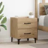 vidaXL Comodino rovere artigianale 40 x 35 x 47,5 cm Anteprima dell’immagine prodotto 1