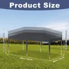 YZNAHRE Pavillon 3x6m Faltpavillon Faltzelt Polyester UV Produktbild-Vorschau 2