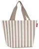 Reisenthel shopper M, Grau, Weiß, Polyester, Stoffbeutel, Produktbild-Vorschau 2