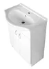 Aqualine SIMPLEX ECO 65 wastafelonderkast met wastafel, Productafbeelding-voorbeeld 2