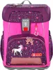 A children's backpack with a unicorn and star pattern. Produktbild-Vorschau