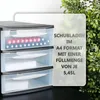 Schubladenbox A4 Schubladenschrank Kunststoff Schreibtisch Produktbild-Vorschau 7
