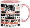 Katzencafégänger Geschenk Tasse Lustige Geschenkidee für Produktbild-Vorschau 1