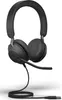 A studio shot of a black Jabra headset. Produktbild-Vorschau