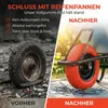 TIREX by xonic® Schubkarre mit Stahlfelge – Verzinkte Wanne Produktbild-Vorschau 3