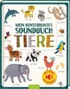 A book cover featuring various cartoon animals and text. Produktbild-Vorschau