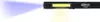 A black LED inspection lamp with a yellow light strip and a blue light beam emanating from the left side. Podgląd zdjęcia produktu
