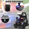 COSTWAY 6V detské elektrické auto polícia, detské auto s Náhľad obrázku produktu 2