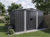 Metallgerätehaus mit Schiebetür "Boston" - 6,54 m² - Grau Produktbild-Vorschau 2