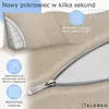 Poduszka pod plecy ELONEO z wyjmowanym wałkiem pod szyję i Podgląd zdjęcia produktu 7