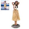afrikanische tanzende mädchen-figur mit gitarre – Produktbild-Vorschau 1