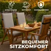 Pillows24 - 4x Hochlehner Auflagen 120x50x8 cm | Bequeme & Produktbild-Vorschau 3