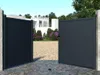 Drehtor NAZARIO, Aluminium massiv, anthrazitfarbig - 300 × Produktbild-Vorschau 8