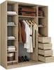 Masseno Schiebetürenschrank PINA 150/205/58 cm Produktbild-Vorschau 3
