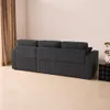 sweeek - Ecksofa mit Schlaffunktion, Cord-Bezug, breit Produktbild-Vorschau 2