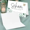 50 Tischkarten Schön dass du da bist, Floral Butterfly Produktbild-Vorschau 3