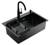 HAGO24 Einbauspüle 68x45cm Edelstahl Küchenspüle Spülbecken Produktbild-Vorschau 3