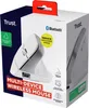 The image shows the retail packaging of a Trust Bayo+ wireless mouse. Produktbild-Vorschau